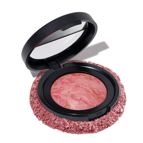 LAURA GELLER NEW YORK Baked Blush-N-Brighten Blush, Pink Buttercream + Modern Classic Cream Lipstick, Pink Passion