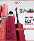 Infallible Matte Resistance Liquid Lipstick, up to 16 Hour Wear, Worth It Medium 635, 0.16 Fl Oz