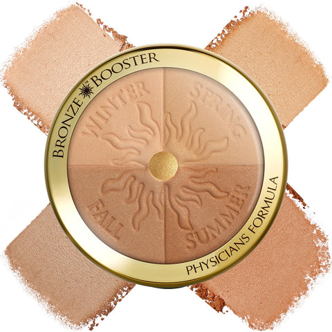 Physicians Formula Bronze Booster Pressed Contour Bronzer - Glow Activator Vitamin Infused Technology with a Natural Finish, Buildable Coverage, Cruelty-Free & Hypoallergenic - Medium-To-Dark