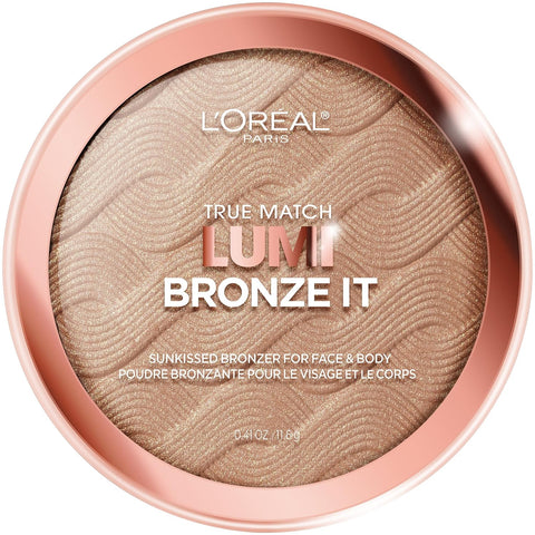 Cosmetics True Match Lumi Bronze It Bronzer for Face and Body, Light, 0.41 Fluid Ounce