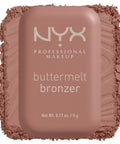 NYX PROFESSIONAL MAKEUP Matte Buttermelt Bronzer, Longwear Face Makeup with up to 12 Hours of Wear, Vegan Formula - Butta Biscuit