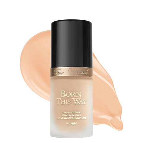 Too Faced Born This Way Natural Finish Longwear Liquid Foundation, 1.01 Fl. Oz.