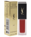 Yves Saint Laurent Tatouage Couture Velvet Matte Cream - 201 Rouge Tatouage Lipstick Women 0.2 Oz