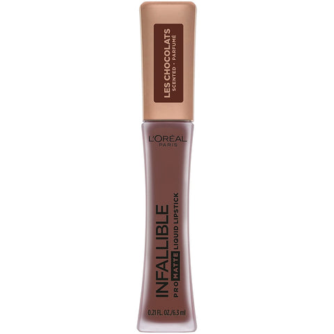 Cosmetics Infallible Pro Matte Les Chocolats Scented Liquid Lipstick, Sweet Tooth, 0.21 Fluid Ounce