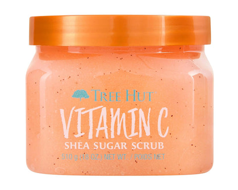 Tree Hut Vanilla Shea Sugar Exfoliating & Hydrating Body Scrub, 18 Oz