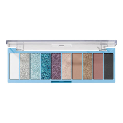 Perfect 10 Eyeshadow Palette, Ten Ultra-Pigmented Vibrant Shades