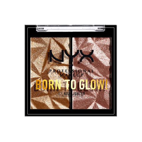 NYX PROFESSIONAL MAKEUP Born to Glow Icy Highlighter Duo - Platinum Status