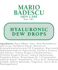 Mario Badescu Hyaluronic Dew Drops for All Skin Types | Hydrating Gel-Serum Hybrid for a Glass-Like Glow | Formulated with Sodium Hyaluronate & Niacinamide | 1 FL OZ