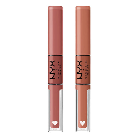 NYX PROFESSIONAL MAKEUP Shine Loud, Long-Lasting Liquid Lipstick with Clear Lip Gloss - Make It Work (Cool-Toned Plum)