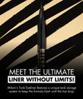 Milani the Tank Liquid Eyeliner - No-Skip, Waterproof, Long Lasting, Smudgeproof, Black, Cruelty-Free, 12 Hour Wear, Tips & Tricks