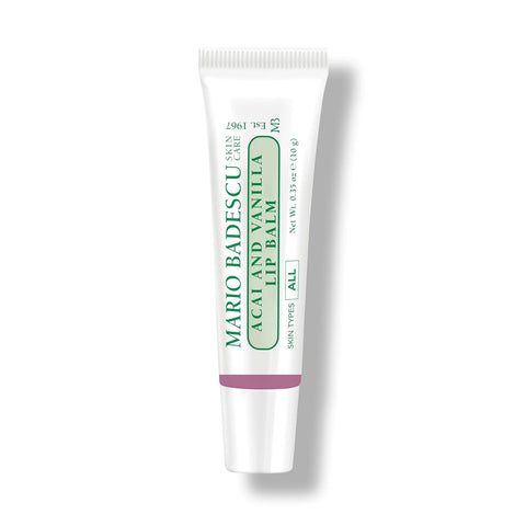 Mario Badescu Moisturizing Lip Balm for Dry Cracked Lips, Infused with Coconut Oil and Shea Butter, Ultra-Nourishing Lip Care Moisturizer for Soft, Smooth and Supple Lips