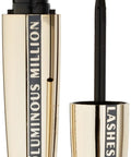 L’Oreal Paris Makeup Voluminous Million Lashes Mascara, Volumizing Collagen Infused Eye Makeup, Amplifying Mascara Brush, Washable, Black Brown, 0.3 Fl Oz., 1 Count