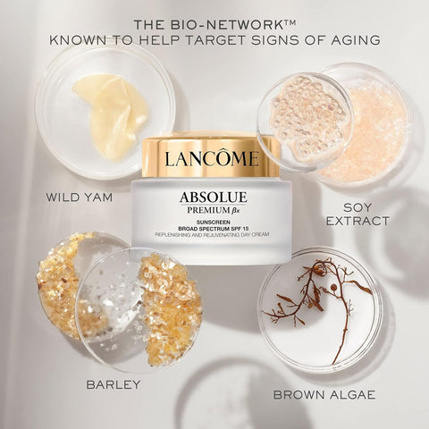 Lancôme Absolue Premium Bx Day Cream with SPF 15 - Replenishing Facial Moisturizer Infused with Pro-Xylane - 2.5 FL Oz