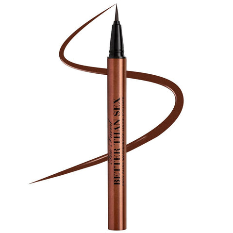 Too Faced Better than Sex Easy Glide Waterproof Liquid Eyeliner, 0.02 Fl Oz.