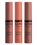 NYX PROFESSIONAL MAKEUP Butter Gloss, Non-Sticky Lip Gloss - Madeleine (Mid-Tone Nude)