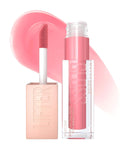 Maybelline Lifter Gloss, Hydrating Lip Gloss with Hyaluronic Acid, Ice, Pink Neutral, 0.18 Ounce