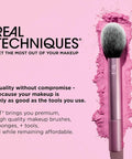 Real Techniques Makeup Brush Set with 2 Sponge Blenders, Multiuse Brushes, for Eyeshadow, Foundation, Blush, Highlighter, and Concealer, 6 Piece Makeup Brush Set