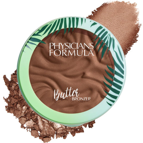 Physicians Formula Murumuru Butter Bronzer, Moisturizing, Nourishing Murumuru Butter for Silky Glow, Dermatologist Tested, Hypoallergenic, Vegan & Cruelty-Free - Light Bronzer