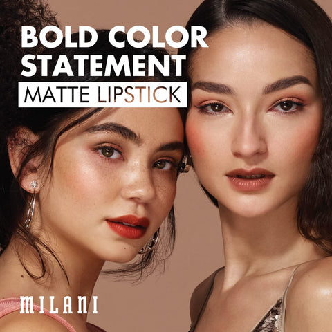 Milani Bold Color Statement Matte Lipstick - I Am Awesome (0.14 Ounce) Vegan, Cruelty-Free Bold Color Lipstick with a Full Matte Finish