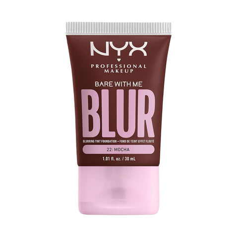 NYX PROFESSIONAL MAKEUP Bare with Me Blur Skin Tint Foundation Make up with Matcha, Glycerin & Niacinamide - Light Neutral