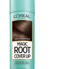 Hair Color Root Cover up Temporary Gray Concealer Spray Light Brown (Pack of 2) (Packaging May Vary)