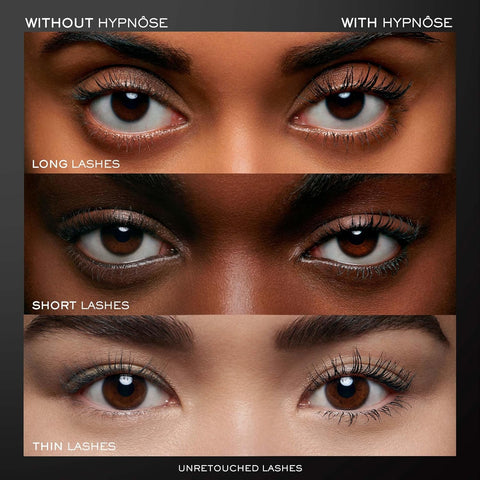 Lancôme Hypnôse Buildable & Voluminizing Mascara - Customizable Volume for a Natural or Bold Lash Look - No Smudging, Smearing or Flaking