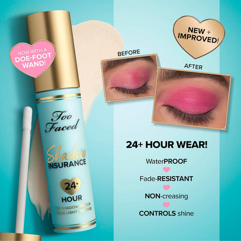 Too Faced Shadow Insurance 24-Hour Eyeshadow Primer, 0.2 Fl. Oz.