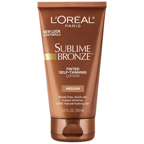 Sublime Bronze Tinted Self Tanning Lotion, Medium Natural Tan 5 Fl. Oz