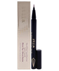 Stila Waterproof Liquid Eye Liner, Stay All Day Makeup with Fine Brush Tip Lasting Satin Finish, Smudge-Proof & Transfer-Resistant