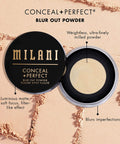 Milani Conceal + Perfect Blur Out Matte Setting Powder for All Skin Tones