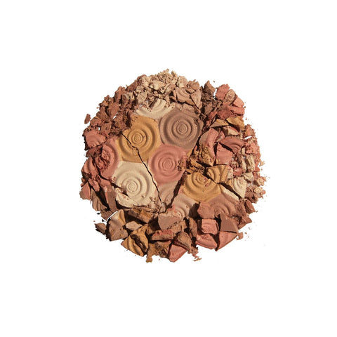 Milani Illuminating Face Powder - Amber Nectar (0.35 Ounce) Cruelty-Free Highlighter, Blush & Bronzer in One Compact to Shape, Contour & Highlight