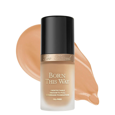 Too Faced Born This Way Natural Finish Longwear Liquid Foundation, 1.01 Fl. Oz.