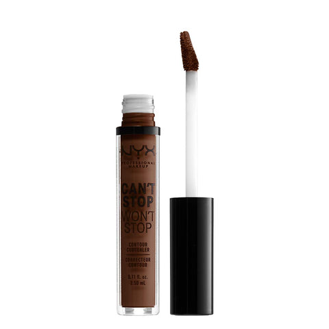 NYX PROFESSIONAL MAKEUP Can'T Stop Won'T Stop Contour Concealer, 24H Full Coverage Matte Finish - Natural