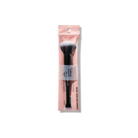 Complexion Duo Brush, Makeup Brush for Applying Foundation & Concealer, Creates an Airbrushed Finish, Made with Vegan, Cruelty-Free Bristles