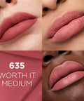 Infallible Matte Resistance Liquid Lipstick, up to 16 Hour Wear, Worth It Medium 635, 0.16 Fl Oz