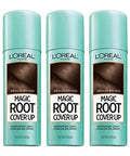 Hair Color Root Cover up Temporary Gray Concealer Spray Light Brown (Pack of 2) (Packaging May Vary)