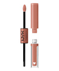 NYX PROFESSIONAL MAKEUP Shine Loud, Long-Lasting Liquid Lipstick with Clear Lip Gloss - Make It Work (Cool-Toned Plum)