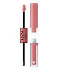 NYX PROFESSIONAL MAKEUP Shine Loud, Long-Lasting Liquid Lipstick with Clear Lip Gloss - Make It Work (Cool-Toned Plum)