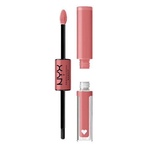 NYX PROFESSIONAL MAKEUP Shine Loud, Long-Lasting Liquid Lipstick with Clear Lip Gloss - Make It Work (Cool-Toned Plum)