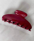 RPZL Acetate Big Hair Clip - Cherry Red Claw Clips & Jaw Clips for Thin or Thick Hair - 1PC