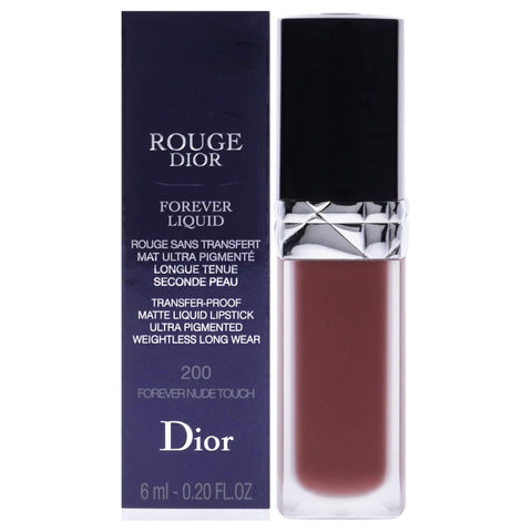 Christian Dior Rouge Dior Forever Liquid Matte - 200 Forever Nude Touch Lipstick Women 0.2 Oz