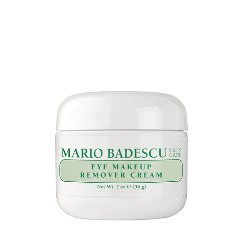 Mario Badescu Eye Makeup Remover Cream - Gentle, Non-Irritating Gel-Cream Waterproof Liner and Mascara Remover - Safe for Contact Lens Wearer - Vegan Skin Care Makeup Cleanser