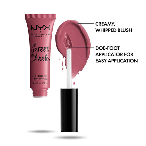 NYX PROFESSIONAL MAKEUP Sweet Cheeks Soft Cheek Tint, Cream Blush - Baby Doll