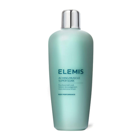 ELEMIS Aching Muscle Super Soak | Musclease Natural Foaming Bath Milk Warms, Recharges, and Energizes Tired, Overworked Muscles Post-Workout | 400 Ml