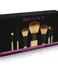 SHANY Bamboo Makeup Brush Set - Vegan Professional Makeup Brushes with Premium Synthetic Hair & Cotton Pouch for Easy Brush Storage - 7Pc