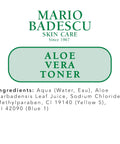 Mario Badescu Aloe Vera Toner for Dry and Sensitive Skin | Soothing Facial Toner That Hydrates and Balances| Formulated with Aloe Vera