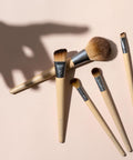 Ecotools Start the Day Beautifully 6 Piece Makeup Brush Set, Makeup Brushes for Eyeshadow, Blush, Concealer, & Foundation Application, Eco-Friendly, Gift Set, Synthetic Hair, Vegan & Cruelty-Free