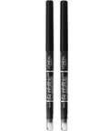 Makeup Infallible Never Fail Original Mechanical Pencil Eyeliner with Built in Sharpener, Black, 0.008 Oz., 2 Count