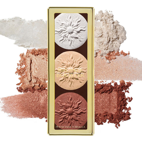 Physicians Formula Bronze Booster Highlight & Contour Powder Palette, Matte Sculpting,-Fragrance Free, Paraben Free, Gluten Free, Dermatologist Tested