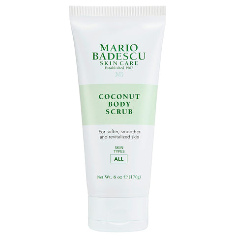 Mario Badescu Coconut Body Scrub for All Skin Types | Body Scrub That Softens and Smoothes |Formulated with Niacinamide & Salicylic Acid| 6 OZ